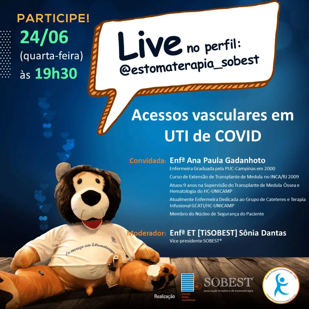 Live "Acessos vasculares em UTI de COVID"