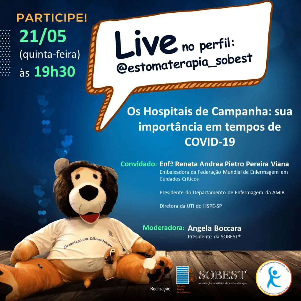 Live "Os hospitais de Campanha: sua importância em tempos de COVID-19"