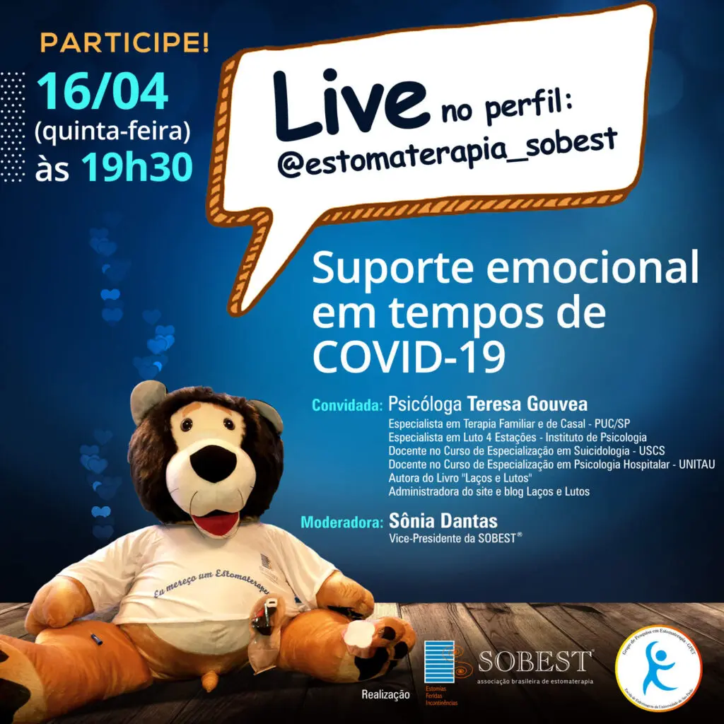 Live "Suporte emocional em tempos de COVID-19"