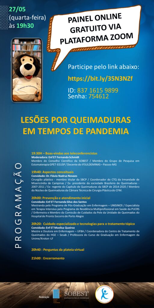 Lesões por queimaduras em tempos de pandemia