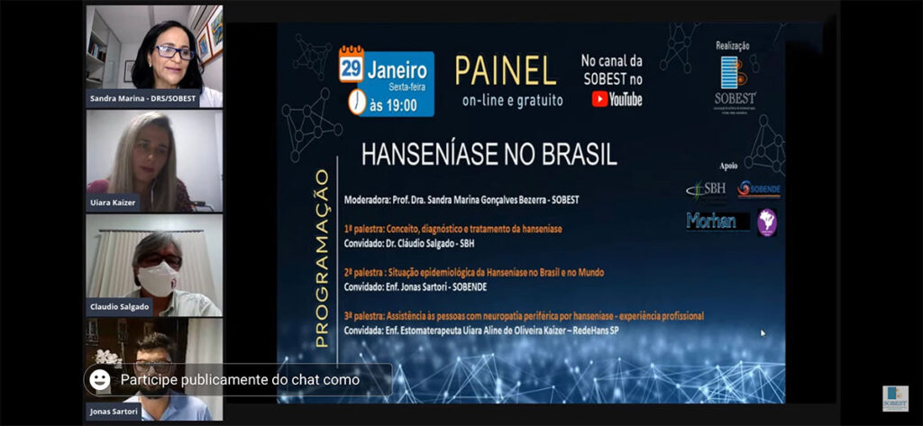 Evento Sobest Painel Hanseníase no Brasil