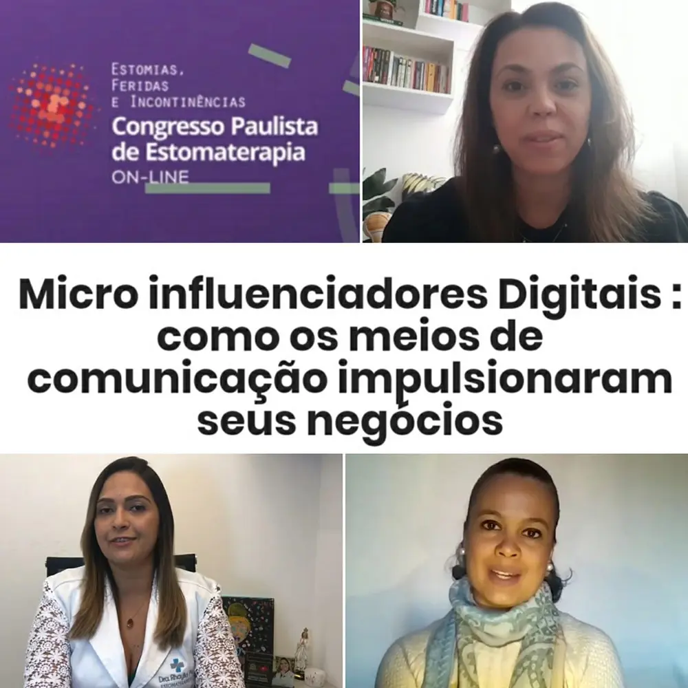 Evento apoiado pela SOBEST - Microinfluenciadores Digitais no Congresso Paulista de Estomaterapia
