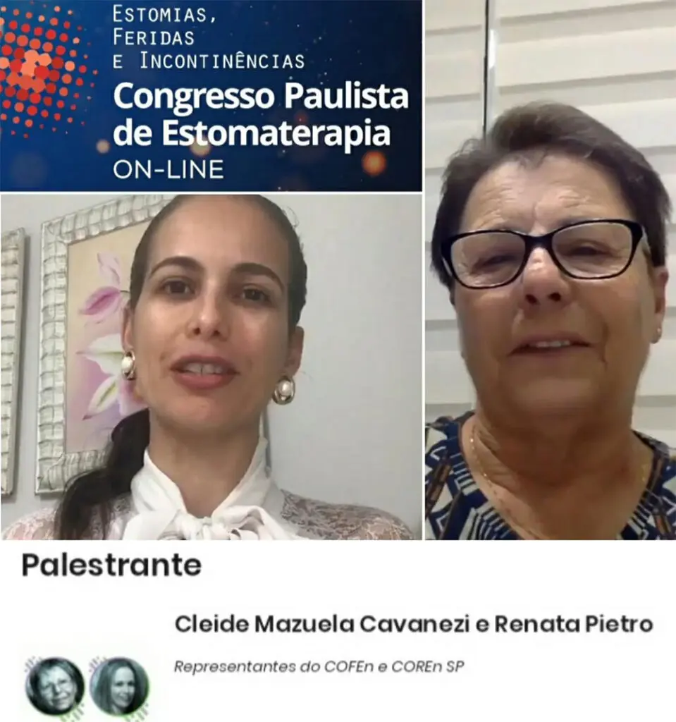 Evento apoiado pela SOBEST - Palestras de Cleide Mazuela e Renata Pietro no Congresso Paulista de Estomaterapia
