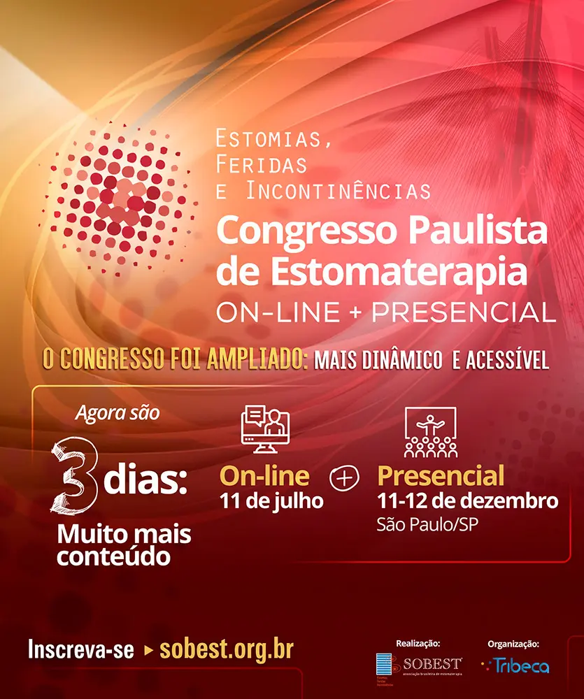 Congresso Paulista de Estomaterapia On-Line e Presencial