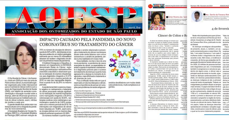 Enfermeiros SOBEST falam sobre Dia Mundial do Câncer na AOESP de fevereiro nº 158