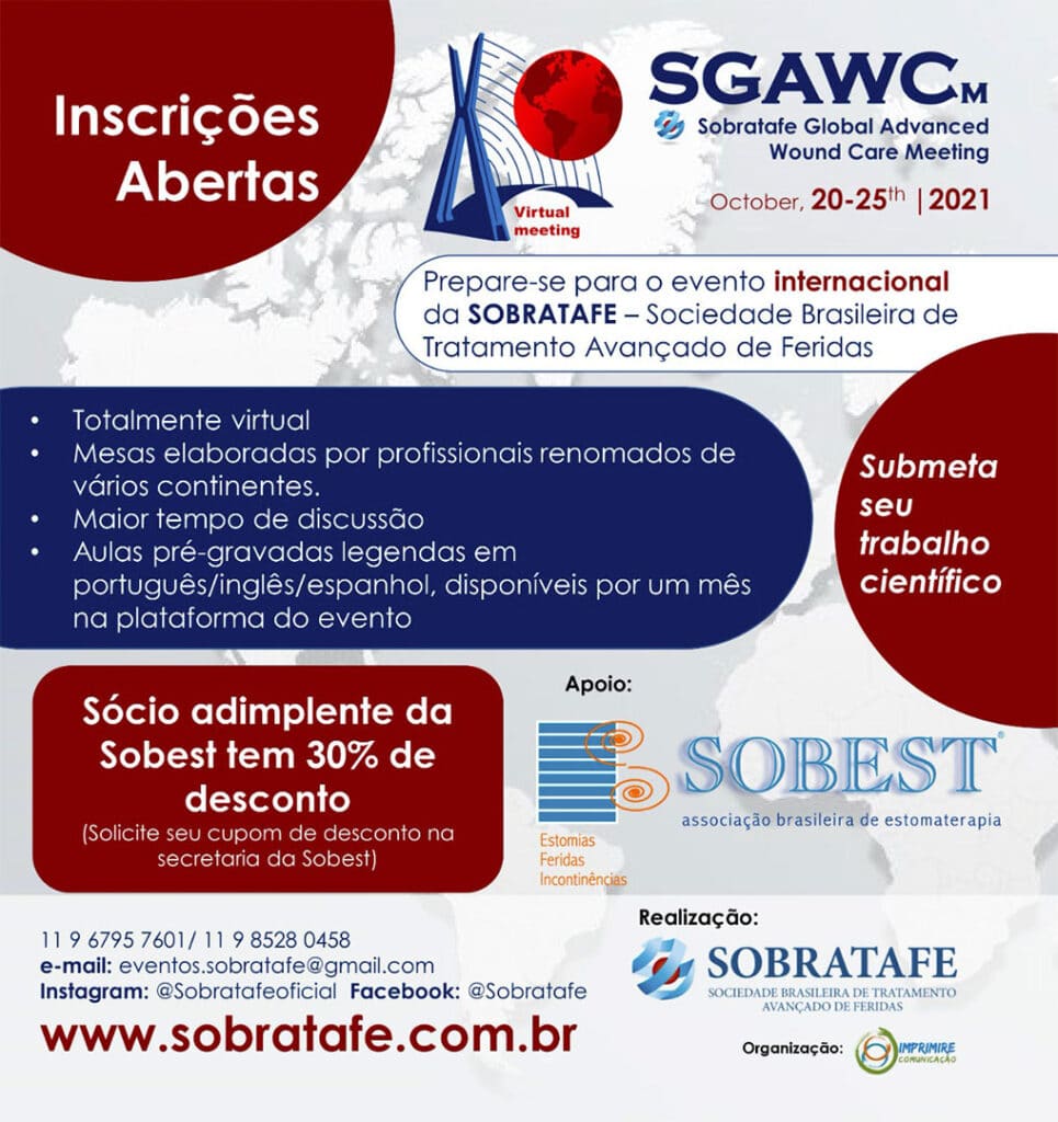 SGAWCm 2021 - Sobratafe Global Advanced Wound Care Meeting 2021