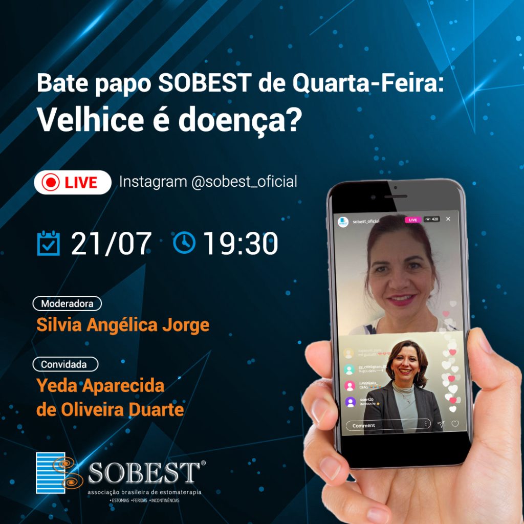 Bate-papo SOBEST Live Instagram Velhice é doença?