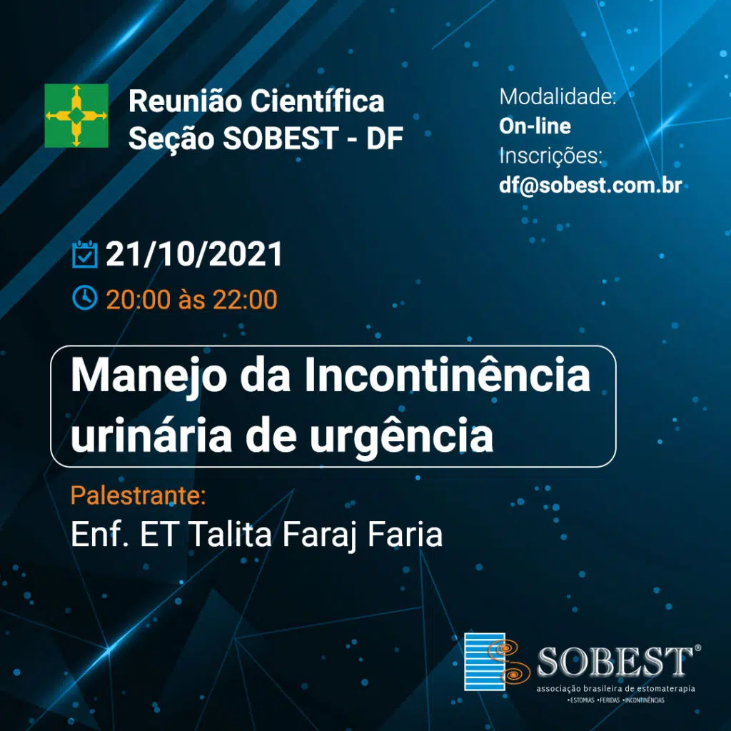 Reunião Científica SOBEST DF - Manejo da incontinência urinária de urgência