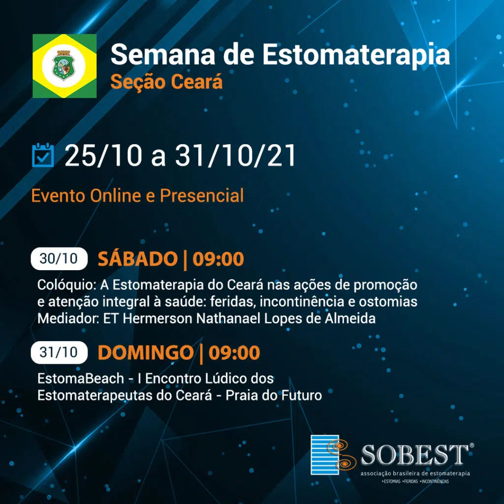 Semana Estomaterapia SOBEST Seção Ceará Dias 5 e 6