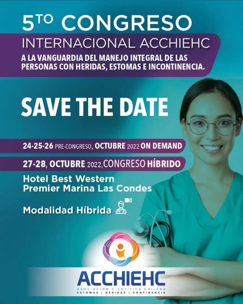 5º Congresso Internacional da Asociación Científica Chilena de Estomas, Heridas y Continencia – ACCHIEHC