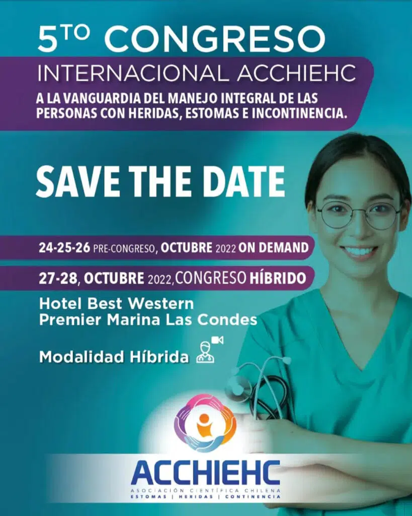 5º Congresso Internacional da Asociación Científica Chilena de Estomas, Heridas y Continencia – ACCHIEHC