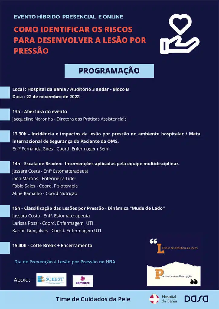 Campanha Mude de Lado e Evite a Pressão - Hospital da Bahia | Programação