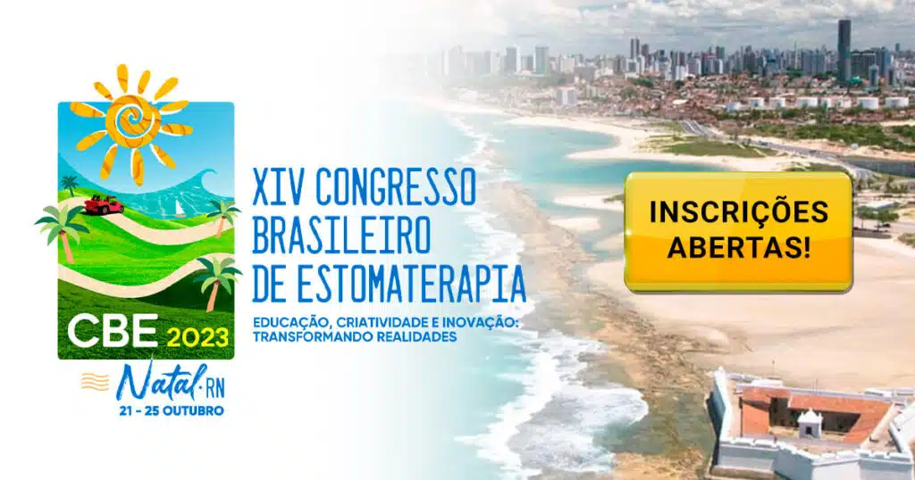 XIV Congresso Brasileiro de Estomaterapia 2023 Inscrições Abertas