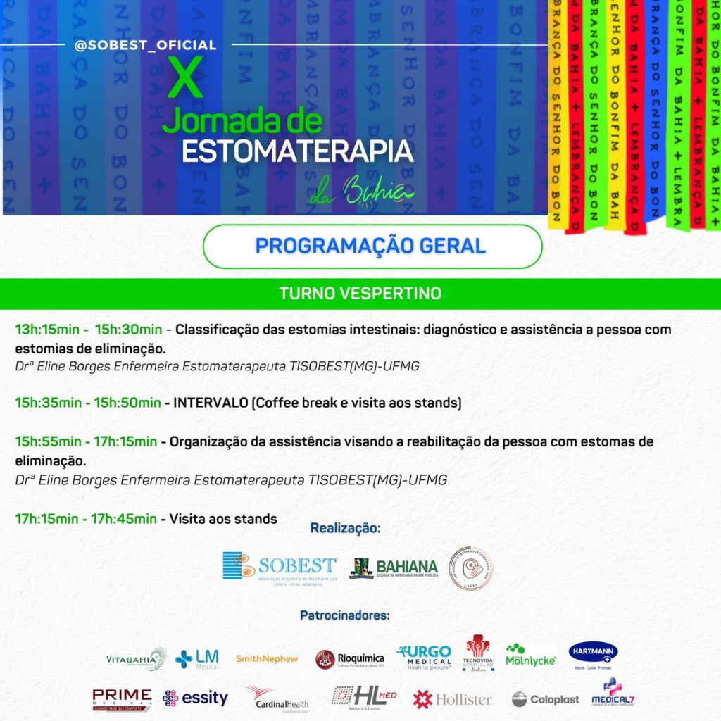 X Jornada de Estomaterapia da Bahia