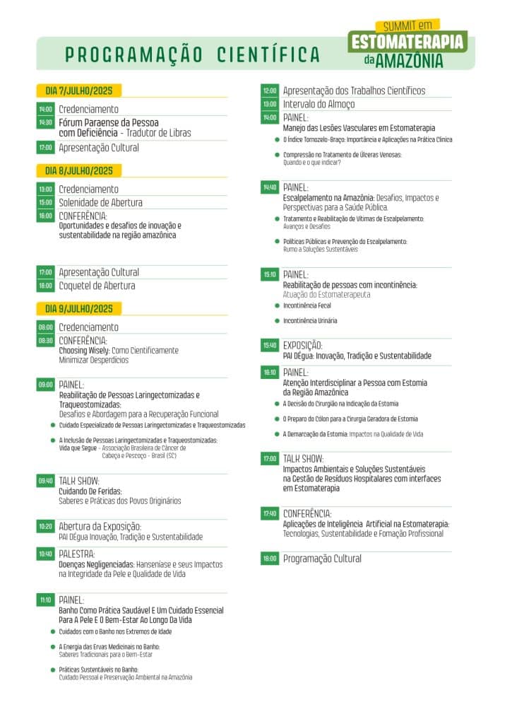 Summit em Estomaterapia da Amazônia