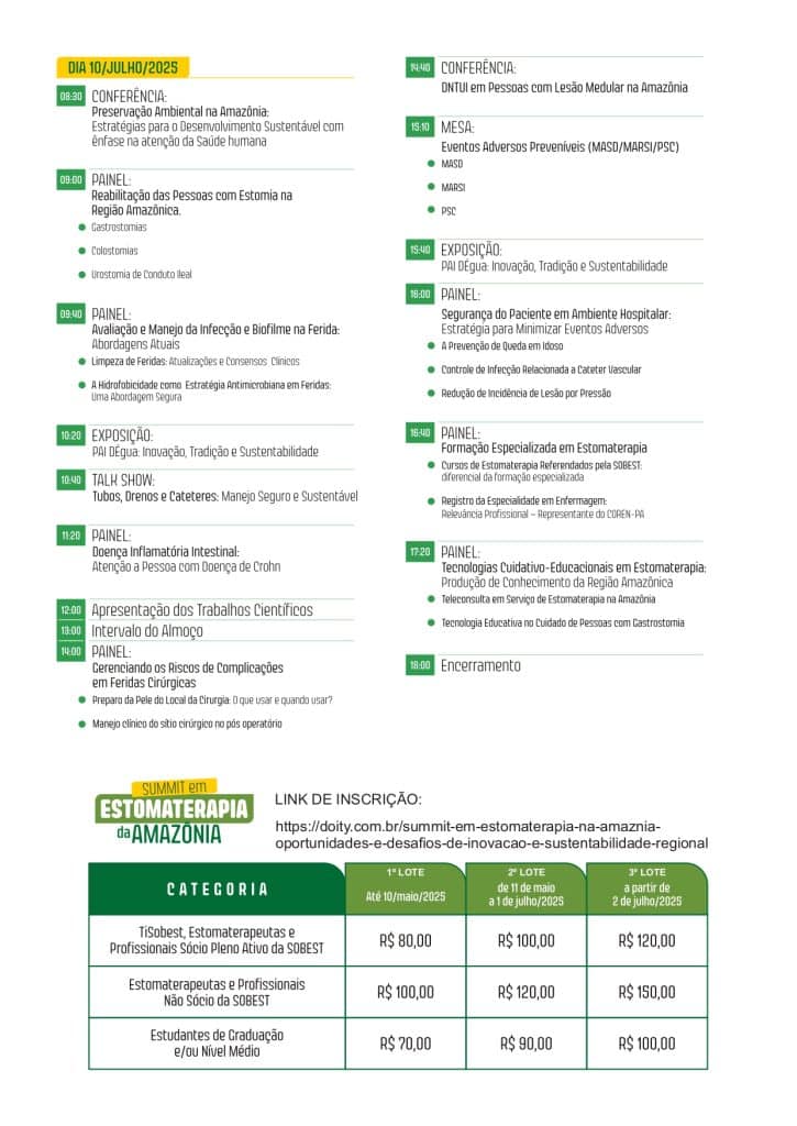 Summit em Estomaterapia da Amazônia