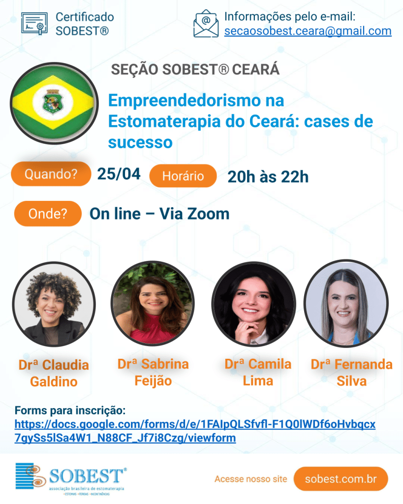 Empreendedorismo na Estomaterapia do Ceará: cases de sucesso